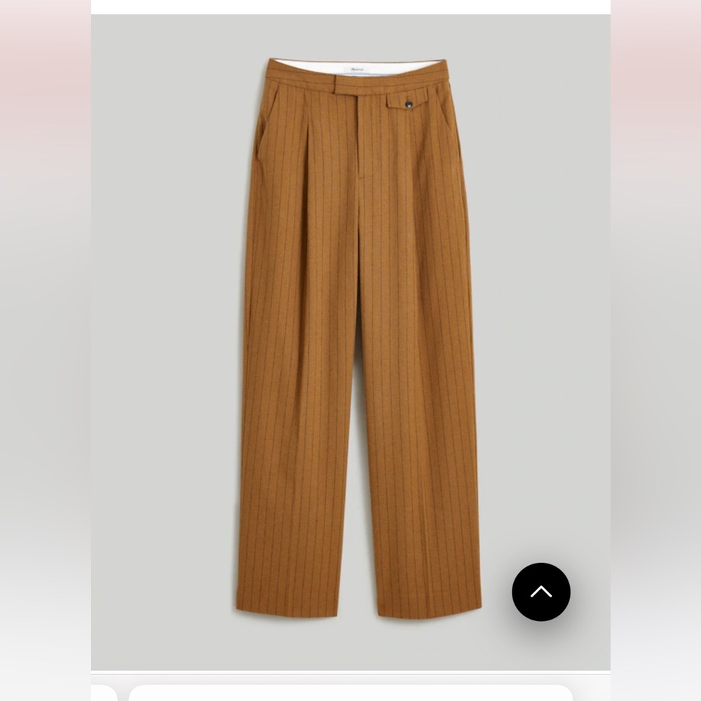 Madewell Rosedale Pinstripe Trousers Sz 8 Excellent!